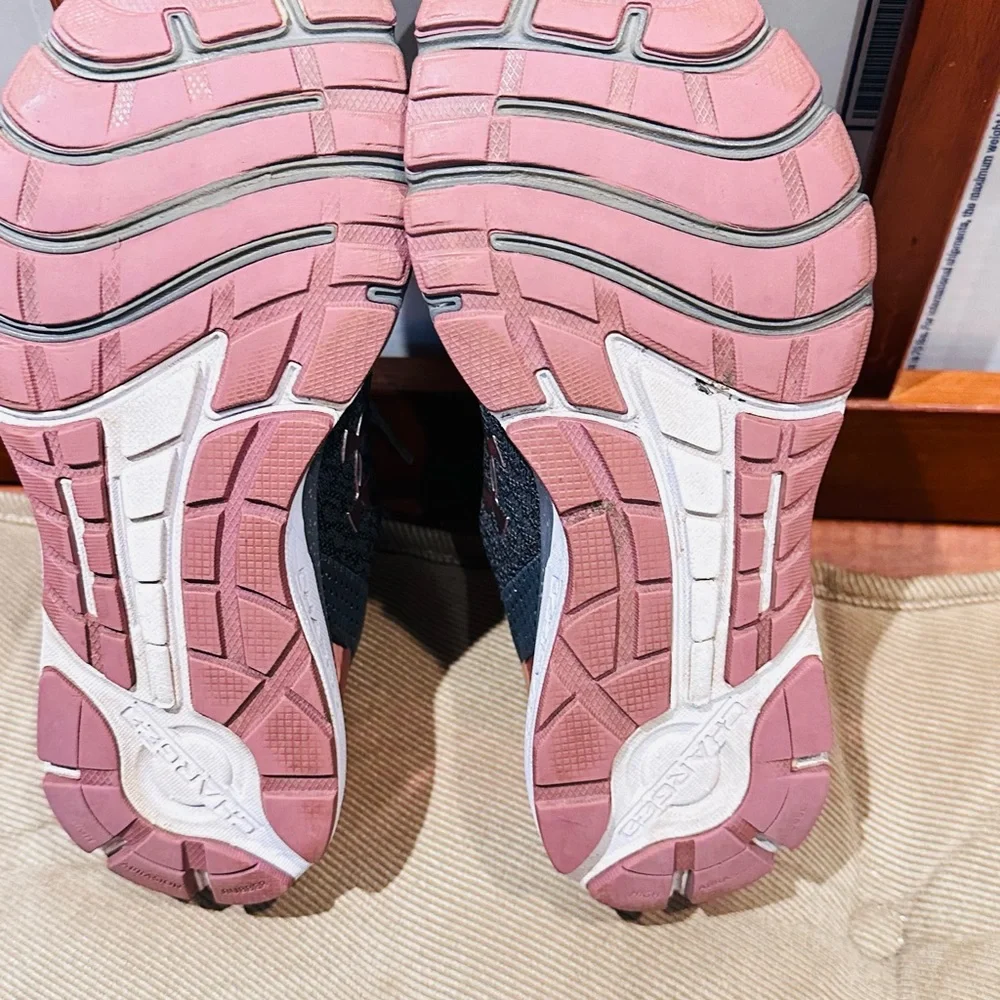 Under Armour Women's Charcoal and Rose Gold Athletic Shoes - Picture 5 of 12